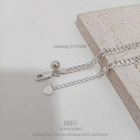 ราคา [Iris Jewellery] - สร้อยข้อมือ GTSN10 - ชุบเงินแท้ 925 พร้อมทองคําขาว 18K (27937916273)