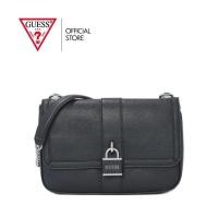 ราคา GUESS กระเป๋า รุ่น SF801720 LARSA CROSSBODY FLAP สีดำ งานSHOPแท้% กระเป๋าสะพายข้างผู้หญิง (11315983008)