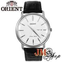 ราคา Orient Classic Design นาฬิกาข้อมือผู้ชาย สายหนังแท้ รุ่น FUG1R003W (หน้าปัดสีเงิน) (3745529445)