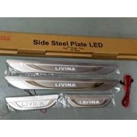 ราคา DC- Nissan Livina 2013-2019 แผ่นเหล็กด้านข้าง/ขั้นบันไดประตู/แผ่นธรณีประตูด้านข้างพร้อม Led สีฟ้า (24424532313)