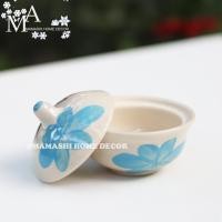 ราคา ถ้วยเซรามิคตราไก่ ถ้วยน้ำจิ้ม พร้อมฝาปิด ขนาด 3.5 นิ้ว ลายไก่ มี 3 สี (47203155734)