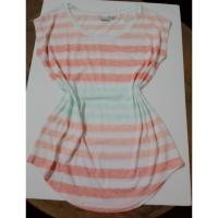 ราคา เสื้อยืดEspritเสื้อผู้หญิงลายเส้นสภาพดี (27284589028)