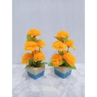 ราคา กระถางดาวเรือง ดอกดาวเรือง ทำจากเซรามิค งานเหมือนจริง สูงรวมกระถาง 20 เซน ราคาต่อ 1 ชิ้นรวมกระถาง พร้อมส่งจากไทย (8511717034)