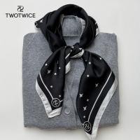 ราคา Twotwice - Twotwice silk scarf (43163747809)