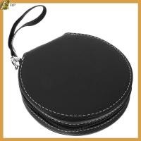ราคา หนังสีดํา Cd Disc Holder Case ความจุขนาดใหญ่กระเป๋าสตางค์ซิปปิด shaoyip (45004593011)
