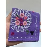 ราคา ผ้าเช็ดหน้าanna sui แท้ ปักลาย สวยมากค่ะ 2ผืน (21171418114)