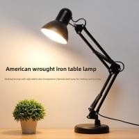 ราคา Eye-protecting desk lamp, study desk, bedroom bedside reading, work, home LED light โคมไฟตั้งโต๊ะเรียนพิเศษ (52251281322)