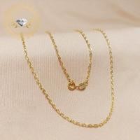 ราคา สร้อยอิตาลี 9k ลายโซ่ทับแบน ch040-L (26072908233)