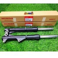 ราคา โช้คหน้า ของแท้เบิกศูนย์ สีดำดิสเบรค Honda wave110i wave125i เวฟ125iปลาวาฬ รหัสอะไหล่ K58-TB1 (6424430536)