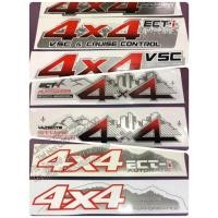 ราคา สติ๊กเกอร์คำว่า 4x4 ติดแก้มท้ายรถ toyota vigo (โตโยต้า) (8358298147)