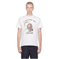 ราคา BAPE Japanese Culutre T-Shirt White XL (26091293777)