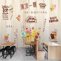 ราคา วอลล์เปเปอร์ที่กําหนดเองภาพจิตรกรรมฝาผนัง แฟชั่นที่ทันสมัยฤดูร้อนไอศครีมขนม3ง ภาพภาพจิตรกรรมฝาผนังวอลล์เปเปอร์สําหรับขนมขบเคี้ยวบาร์ร้านขนมตกแต่งผนังสติก (28724232611)