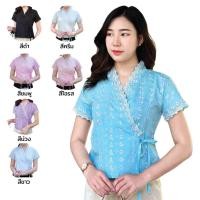 ราคา เสื้อสไตล์ล้านนาผูกข้าง แขนสั้น ปักด้ายสีรุ้ง ลูกไม้ทั้งตัว สวยเก๋ น่ารักมาก ผลิตและจัดส่งจากเชียงใหม่สวยตรงปกค่ะ (22215863600)