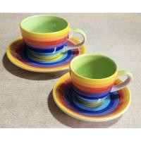 ราคา แก้วกาแฟเซรามิคพร้อมจานรองสไตล์อังกฤษ ขนาด 3 ออนซ์ และ 7 ออนซ์ (49050817210)