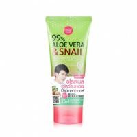 ราคา Cathy Doll 99% Aloe Vera & Snail Serum Soothing Gel 175 g. (1316472803)