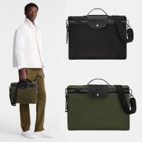 ราคา Ready Stock Longchamp 10321HSR กระเป๋าเอกสารผู้ชายใหม่ กระเป๋าถือแฟชั่นลําลอง ความจุขนาดใหญ่ กระเป๋าผู้ชาย (52402354234)