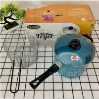 ราคา [KITCHEN STUFF] - MIKADO MASPION Multi Fryer/Deep Fryer/กระทะ ฝาแก้ว 18 ซม. (21984366782)