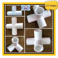 ราคา ข้อต่อ pvc สีขาว ขนาด 1/2” (4หุน) ตราท่อนำ้ไทย ใช้สำหรับท่อประปาพีวีซี ,ท่อpvcระบบหุน(1/2”) (4490902006)