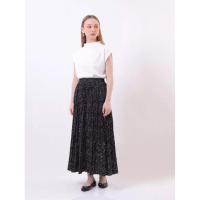 ราคา PLEATED FLARE FLORAL SKIRT สีดํา โดย NANO UNIVERSE JAPAN (28337922858)