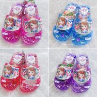 ราคา รองเท้าแก้วเด็ก มีไฟ เจ้าหญิงโซเฟีย​ Sofia​​ รองเท้าแตะสวมเด็กผู้หญิงส้นแก้ว มีไฟ (20946748317)