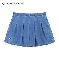 ราคา GIORDANO WOMENGiordano x MinionsJuniors Denim Elastic เอว Skort 0 03405254 (47553108991)