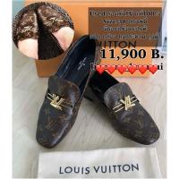 ราคา Used Louis Vuitton Shoes แท้100% Louis Vuitton Leather Upper Women's Loafer (25207346986)