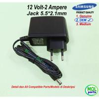 ราคา อะแดปเตอร์กล้องวงจรปิด DVR 12V 2A ฯลฯ 12 โวลต์ 2 แอมป์ 5.5x2.1 อะแดปเตอร์ Samsung OEM (26032095518)