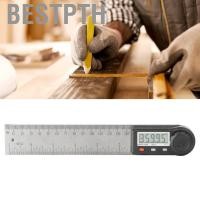 ราคา Bestpth มุมการแสดงผลแบบดิจิตอลไม้ไม้ไม้สแตนเลสสเกลไม้สเกลไม้สเกล 0-360 °ช่วงการวัดระยะการวัดภายในและภายนอกปุ่มล็อคการวัด (300 มม.) (26942532935)