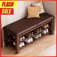 ราคา ชั้นวางรองเท้า มีที่นั่ง ชั้นวางรองเท้าพร้อมเบาะนั่ง เก้าอี้ชั้นวางรองเท้า 2 ชั้น ดีไซน์สวย ทันสมัย ประหยัดพื้นที่ (29265777626)