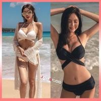 ราคา ชุดว่ายน้ำบิกินี่ผู้หญิง ชุดว่ายน้ำแฟชั่น ชุดว่ายน้ำสุดเซ็กซี่แบบผูกเว้าเอวเว้าหลังราคาขายส่งสินค้าพร้อมส่ง (13493193416)