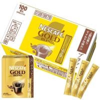 ราคา Nescafe Gold Blend Stick Black 100P, Box, Regular Soluble Coffee, Individual Packaging (46653147481)
