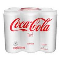 ราคา โค้ก น้ำอัดลม ไลท์ แบบกระป๋อง 325 มล. แพ็ค 6 (25421829661)