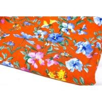 ราคา ผ้าชีฟองญี่ปุ่น ชีฟองจอร์เจีย ผ้าเมตร ตัดเสื้อ ตัดเดรส ลายดอก ดอกส้ม ดอกไม้เล็กๆ flowers chiffon fabric (51450029527)