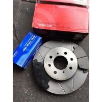 ราคา จานเบรคหน้าBrembo max พร้อมผ้าเบรคหน้าAkebono สำหรับHonda jazz city freed ปี2008-2013 (27835727892)