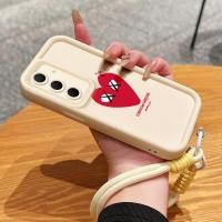 ราคา เคส Hp สําหรับ Samsung A35 5G A34 5G A33 5G A32 A31 Case Casing อิโมจิและรูปแบบความรัก Cesing HP protector Softcase Silicone Case Strap Kesing (44603501117)