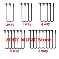 ราคา Daisy Chain Cable 1 to 2 3 5 6 8 10 Ways Guitar Effect Pedal Accessory 9V DC Adapter Plug Power Cord (26363797392)