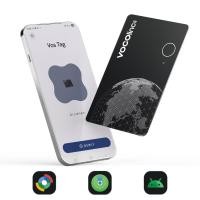 ราคา VOCOlinc แท็กติดตามอากาศแบบเปลี่ยนระบบคู่, เข้ากันได้กับ iOS Apple Find My & Android Google Find Hub APP (ไม่ใช่สําหรับ Huawei) (53402500232)