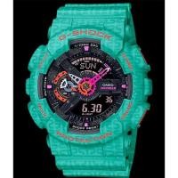 ราคา Casio G-Shock นาฬิกาข้อมือผู้ชาย สายเรซิ่น สีเขียว รุ่น GA-110SGH-3A,GA-110SGH-3ADR (8410051179)