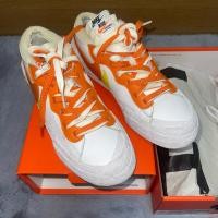ราคา NIKE BLAZER LOW / SACAI White Magma Orange (40572572025)