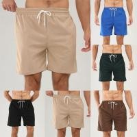 ราคา [DML] กางเกงขาสั้นผ้าลูกฟูกบุรุษชายหาด เชือกรูด กีฬาออกกําลังกายเดินป่าฟิตเนสกางเกงขาสั้น (43426865796)