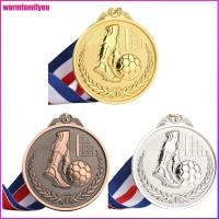 ราคา 【warmfamilyou】เหรียญกษาปณ์ที่ระลึก สีทอง สีเงิน สีบรอนซ์ สําหรับแข่งขันฟุตบอล (24166156655)