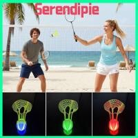 ราคา SERENDIPIE แบดมินตันเรืองแสง 5 ชิ้น, หลากสีพร้อมไฟ LED ลูกขนไก่เรืองแสง, เรืองแสงพลาสติกไนลอนแบดมินตันอุปกรณ์เสริมลมทน LED ลูกแบดมินตันกลางแจ้ง (51904312473)