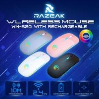 ราคา Razeak RWM-520 เมาส์ไร้สาย 2.4G ชาตแบตได้ DPI 1000-1600 (28238060289)