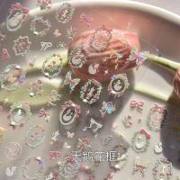 ราคา 新款复古贝壳光相框鹅浮雕立体仙女蝴蝶结高级指甲贴纸12.14New Retro Shell Light Photo Frame Goose Embossed Three-dimensional Fairy Bow High-quality Nail Sticker 12.14 (57903060670)