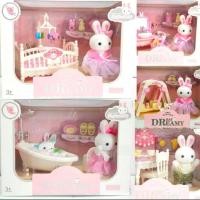 ราคา บ้านตุ๊กตากระต่าย บ้านซิลวาเนียน เฟอร์นิเจอร์เล่นกับบ้านตุ๊กตา ห้องนอนตุ๊กตา (1879484760)