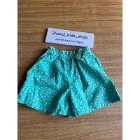 ราคา กางเกงขาสั้นเด็ก Uniqlo สีเขียวลายจุด Sz.130 เอวก่อนยืด 22” ยืดได้ถึง26” ยาว 12” ป้ายด้านไหนมีเขียนชื่อค่ะ (21785302329)