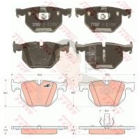 ราคา GDB1730 ผ้าเบรค-หลัง(TRW) (เนื้อผ้า COTEC) BMW X6 3.0 Di (15020564768)
