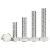 ราคา น็อต M4 สกรู หัวเหลี่ยม น็อตสแตนเลส304 DIN993 เกลียวมิล น็อตตัวผู้ Hexagon Head Bolt Full Thread DIN933 (25709853494)