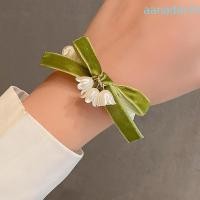 ราคา AABell Orchid Flower Hair Ring Sweet Flower Hair Rope Elegant Temperament Rubber Band Head Rope (29979632753)