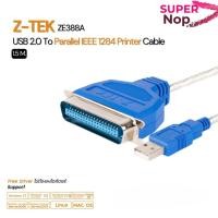 ราคา สาย USB 2.0 to Parallel IEEE 1284 Printer Cable 1.5M (Z-TEK ZE388A)สายต่อเครื่องพิมพ์เข้าคอมพิวเตอร์ (55804037438)